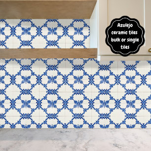 Azulejo Blau Benutzerdefiniertes Haus Namensschild Fliese