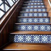 Azulejo Blau und Weiße Symmetrie Fliese