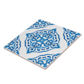 Azulejo Blue Damask Fliese (Seite)