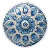 Azulejo Blue Elegance Keramik KnobPull Keramikknauf (Vorderseite)