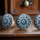 Azulejo Blue Elegance Keramik KnobPull Keramikknauf