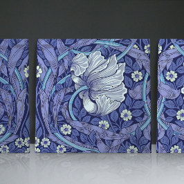 Azulejo Blue Pimpernel Seamless 1/2 William Morris Fliese