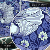 Azulejo Blue Pimpernel Seamless 2/2 William Morris Fliese