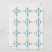 Azulejo Blue Wedding Einladung (Rückseite)