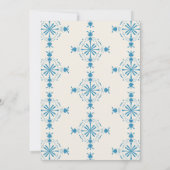 Azulejo Blue Wedding Einladung (Rückseite)
