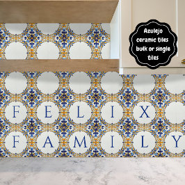Azulejo Colorful Custom Name Plate Plaque Sign Fliese