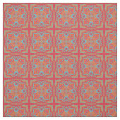 Azulejo Coral Floral Stoff (Muster)
