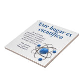 AZULEJO ESTE HOGAR ES CIENTÍFICO FLIESE (Seite)