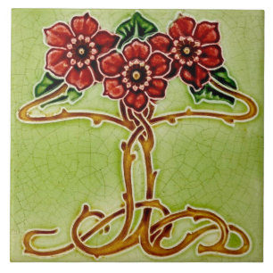 Azulejo-Fliese im Jugendstil dekorativer Kamin Fliese