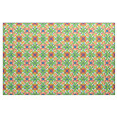 Azulejo, grün, gelb und rot stoff (Fat Quarter (45,7 x 55,9 cm))