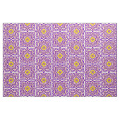 Azulejo Keramik Vintag Style Ornament Monogram Stoff (Fat Quarter (45,7 x 55,9 cm))