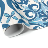 Azulejo Lilie Style Pattern Geschenkpapier (Rolleneckpunkt)