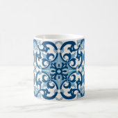 Azulejo Lilie Style Pattern Kaffeetasse (Mittel)