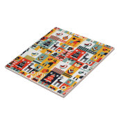 Azulejo Lisbon Gemustert Talavera Keramik Design Fliese (Seite)