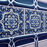 Azulejo Lisbon Gemustert Talavera Keramik Design Fliese<br><div class="desc">Indigo Azulejo Blue Portugiesisch Lissabon dekorative Talavera Keramik Fliesen sind eine schöne und einzigartige Ergänzung zu jeder Zuhause. Ein hochwertiges Produkt mit zeitloser Ästhetik. Die blaue Farbe der Fliesen wird durch das Indigoblau der berühmten Azulejo-Fliesen von Lissabon inspiriert, was Ihrem Raum eine Touch von Geschichte und Kultur verleiht. Diese Fliesen...</div>