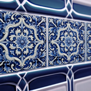 Azulejo Lisbon Gemustert Talavera Keramik Design Fliese