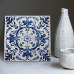 Azulejo Lisbon Gemustert Talavera Keramik Design Fliese<br><div class="desc">Indigo Azulejo Blue Portugiesisch Lissabon dekorative Talavera Keramik Fliesen sind eine schöne und einzigartige Ergänzung zu jeder Zuhause. Ein hochwertiges Produkt mit zeitloser Ästhetik. Die blaue Farbe der Fliesen wird durch das Indigoblau der berühmten Azulejo-Fliesen von Lissabon inspiriert, was Ihrem Raum eine Touch von Geschichte und Kultur verleiht. Diese Fliesen...</div>