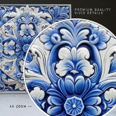 Azulejo Lisbon Gemustert Talavera Keramik Design Fliese