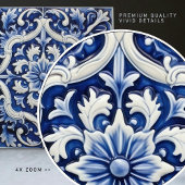 Azulejo Lisbon Gemustert Talavera Keramik Design Fliese