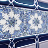 Azulejo Lisbon Gemustert Talavera Keramik Design Fliese