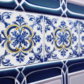 Azulejo Lisbon Gemustert Talavera Keramik Design Fliese