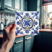 Azulejo Lisbon Gemustert Talavera Keramik Design Fliese