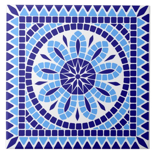 Azulejo Lisbon Patterned Talavera decorative  Fliese (Vorderseite)