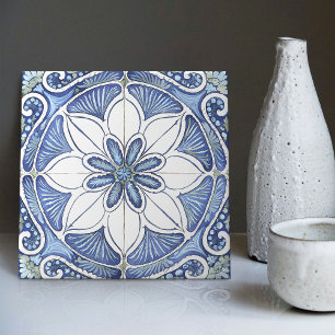 Azulejo Lissabon gemustertes Talavera-Keramikdesig Fliese