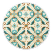 Azulejo Mocha Mint Marvel Keramikknauf (Vorderseite)