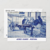 Azulejo-Mural Postkarte (Vorne/Hinten)