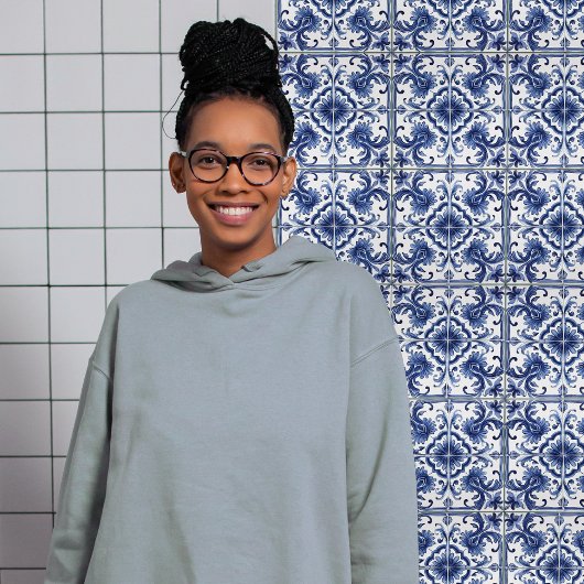 Azulejo Navy iberisches Architekturmotiv Lissabon Fliese