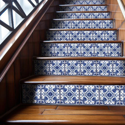 Azulejo Navy iberisches Architekturmotiv Lissabon Fliese