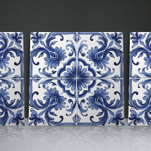 Azulejo Navy Iberisches Lissabon-Architektur-Motiv Fliese