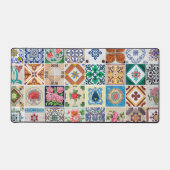 Azulejo Peranakan Wall Mural Decorative Tiles Schreibtischunterlage (Vorderseite)