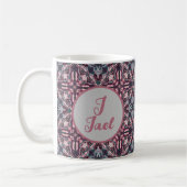 Azulejo Pink Spanisch Personalisiert Kaffeetasse (Links)