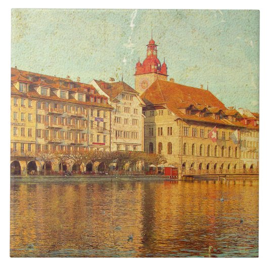 Azulejo Polaroids from Lucerne Fliese (Vorderseite)