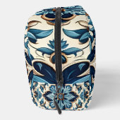 Azulejo Porcelain Blaues Fliesenmuster Waschbeutel (Rechts)