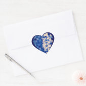 Azulejo Portugal Heart Sticker – Blue Tile Portugu (Umschlag)