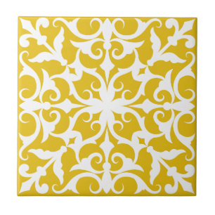 Azulejo Portugiesisch Mediterran Gelb&Weiß Fliese
