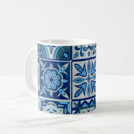 Azulejo portugiesische Tasse (Vorderseite Links)