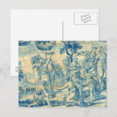 Azulejo Postkarte (Vorne/Hinten)