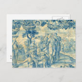 Azulejo Postkarte (Vorne/Hinten)