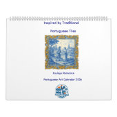 Azulejo Romance Portuguese Art Calendar 2026 Kalender (Titelbild)