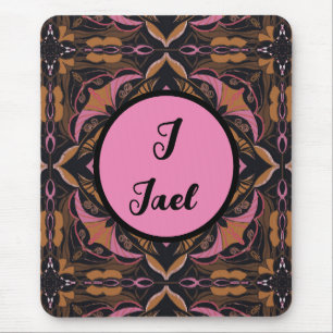 Azulejo Schwarzes Spanisch Personalisiert Mousepad