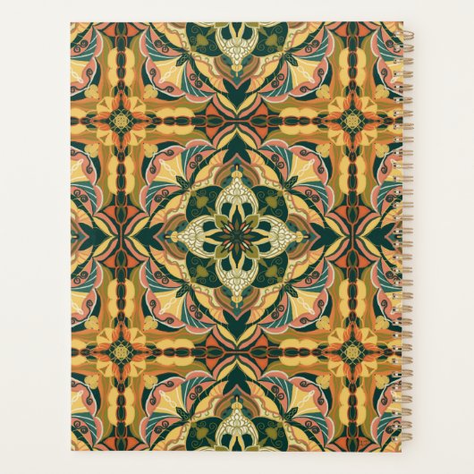 Azulejo Spanish Personalisiert Tile Planer (Rückseite)