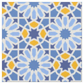 Azulejo-Talavera-Fliese Stoff (Nahaufnahme)