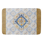 Azulejo Talavera Florentine Tile Look Badematte (Vorderseite)