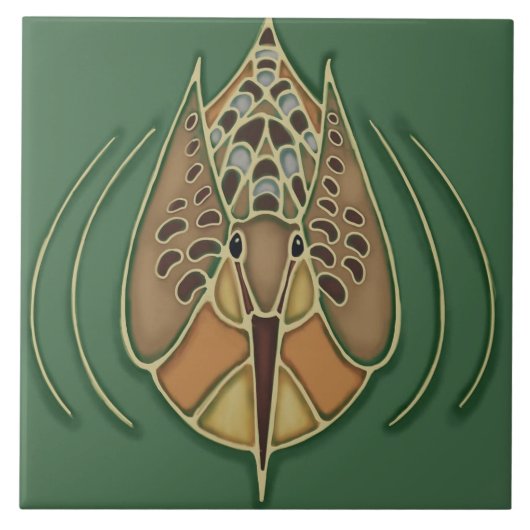 Azulejo Tile Art nouveau style dekoration fireplac Fliese (Vorderseite)