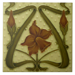 Azulejo Tile Art nouveau style dekoration fireplac Fliese