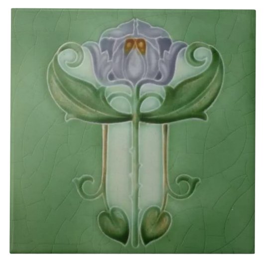 Azulejo Tile Art nouveau style dekoration fireplac Fliese (Vorderseite)